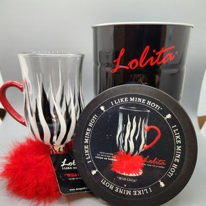 Lolita - Coffee Mug - Wild Child - Hand Painted - 9 oz - New in Box (Only 1 left